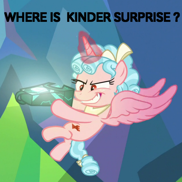 Size: 700x700 | Tagged: safe, derpibooru import, edit, edited screencap, screencap, cozy glow, alicorn, pony, the ending of the end, alicornified, bell, cozycorn, cropped, grammar error, grogar's bell, race swap, solo