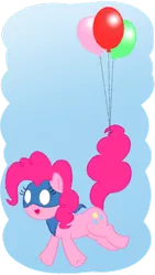 Size: 720x1280 | Tagged: safe, artist:cartooniste2z, derpibooru import, pinkie pie, earth pony, pony, balloon, crossover, cute, diapinkes, floating, flying, snappy pie, solo, then watch her balloons lift her up to the sky