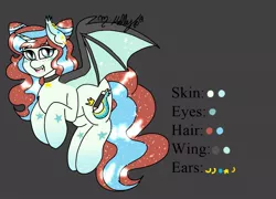 Size: 952x684 | Tagged: safe, artist:kellysans, derpibooru import, oc, oc:mystical kelly, alicorn, bat pony, pony, female