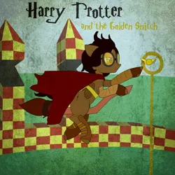 Size: 1024x1024 | Tagged: safe, artist:steampunkedinkling, derpibooru import, ponified, pony, harry potter, quidditch