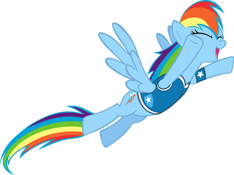 Size: 6198x4640 | Tagged: safe, artist:pangbot, derpibooru import, rainbow dash, pegasus, pony, winter wrap up, .svg available, clothes, cute, dashabetes, eyes closed, female, flying, happy, mare, open mouth, simple background, smiling, solo, transparent background, vector, vest, wings, winter wrap up vest