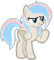 Size: 426x473 | Tagged: safe, artist:yourrdazzle, derpibooru import, oc, oc:willow, pegasus, pony, female, mare, simple background, solo, transparent background