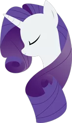 Size: 1720x2900 | Tagged: safe, artist:xpesifeindx, derpibooru import, rarity, pony, unicorn, bust, eyes closed, female, horn, lineless, mare, minimalist, modern art, portrait, simple background, solo, transparent background