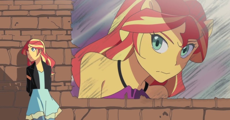 Size: 1200x630 | Tagged: safe, artist:kona1025, derpibooru import, sunset shimmer, human, equestria girls, anime, clothes, cute, female, jacket, kill la kill, leather jacket, sleeveless, solo