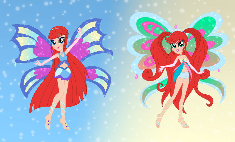 Size: 1291x780 | Tagged: safe, artist:lumi-infinite64, artist:prismagalaxy514, artist:rainbow15s, artist:selenaede, derpibooru import, fairy, human, equestria girls, barefoot, barely eqg related, base used, cartoon network, clothes, crossover, crown, enchantix, equestria girls style, equestria girls-ified, fairies, fairies are magic, fairy wings, feet, gloves, image, jewelry, johnny test, long gloves, long hair, mary test, png, rainbow s.r.l, regalia, susan test, wings, winx club