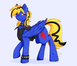Size: 965x828 | Tagged: safe, artist:littledreamycat, derpibooru import, oc, oc:thunder lightning, unofficial characters only, pegasus, pony