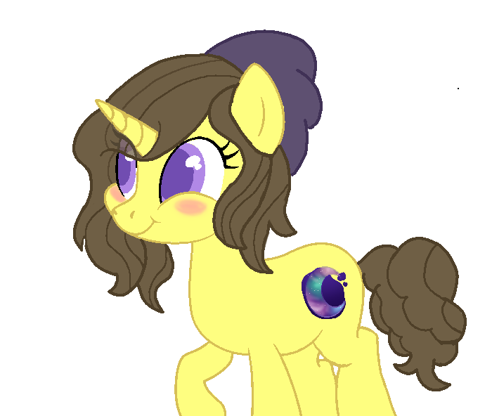 Size: 700x592 | Tagged: safe, derpibooru import, oc, oc:astral flare, pony, unicorn, adorable face, beanie, blushing, cute, eye clipping through hair, hat, simple background, transparent background