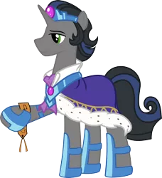 Size: 2000x2192 | Tagged: source needed, safe, artist:bigmk, artist:kuma993, derpibooru import, idw, king sombra, pony, unicorn, cloak, clothes, good king sombra, hoof hold, hoof shoes, idw showified, love, male, simple background, stallion, tanabata, transparent background