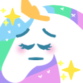 Size: 120x120 | Tagged: safe, artist:conphettey, derpibooru import, princess celestia, alicorn, pony, blushing, emoji, eyes closed, female, hoers, mare, pensive, reaction image, simple background, solo, sparkles, transparent background