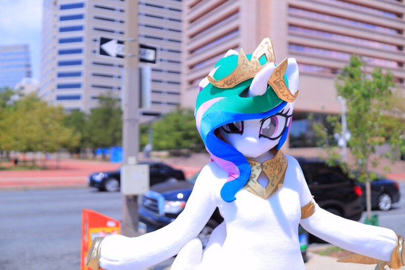 Size: 1024x682 | Tagged: artist:toki, bronycon, clothes, cosplay, costume, derpibooru import, fursuit, human, irl, irl human, photo, princess celestia, safe, solo