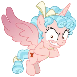 Size: 3070x3063 | Tagged: safe, artist:illumnious, derpibooru import, cozy glow, alicorn, pony, the ending of the end, .ai available, alicornified, cozycorn, crazy glow, cutie mark, female, flying, freckles, high res, insanity, race swap, simple background, solo, transparent background, vector