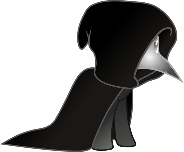 Size: 983x812 | Tagged: safe, artist:radiationalpha, derpibooru import, ponified, pony, plague doctor, plague doctor mask, scp, scp-049, simple background, solo, transparent background