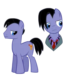 Size: 3300x3668 | Tagged: safe, artist:mountainlygon, derpibooru import, ponified, earth pony, pony, crossover, doctor who, jem and the holograms, simple background, techrat, transparent background