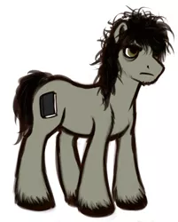 Size: 761x948 | Tagged: safe, artist:spiggy-the-cat, derpibooru import, ponified, pony, bernard black, black books