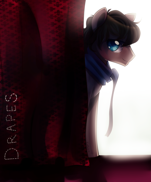 Size: 900x1085 | Tagged: safe, artist:si1vr, derpibooru import, ponified, pony, sherlock, sherlock holmes