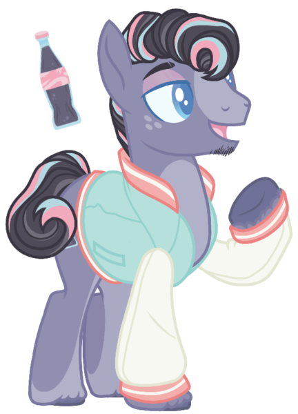 Size: 613x852 | Tagged: safe, artist:peachyprocyonid, derpibooru import, oc, oc:sodapop, unofficial characters only, earth pony, pony, base used, male, soda, stallion, transgender