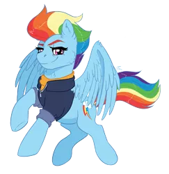 Size: 2217x2280 | Tagged: safe, derpibooru import, rainbow dash, pegasus, pony, the last problem, cheek fluff, ear fluff, fanart, future, older, older rainbow dash, simple background, solo, transparent background