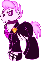 Size: 3962x5876 | Tagged: safe, artist:gray-gold, derpibooru import, ponified, pony, crossover, lewis the skeleton, mystery skulls, mystery skulls ghost