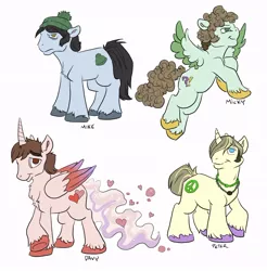 Size: 756x769 | Tagged: safe, artist:chaoskirin, derpibooru import, ponified, pony, the monkees