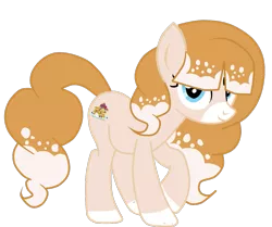 Size: 1225x1024 | Tagged: safe, artist:applerougi, derpibooru import, oc, oc:sweet pancakes, earth pony, pony, female, mare, simple background, solo, transparent background