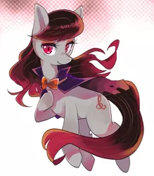 Size: 836x955 | Tagged: safe, artist:yuki-zakuro, derpibooru import, octavia melody, earth pony, pony, vampire, cape, cloak, clothes, fangs, female, looking at you, mare, solo