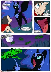 Size: 955x1350 | Tagged: safe, artist:teabucket, deleted from derpibooru, derpibooru import, nightmare moon, oc, oc:chug-a-lug, alicorn, earth pony, pony, burp, colt, comic, eating, esophagus, fangs, female, fetish, gullet, implied vore, male, mare, mawshot, nightmare moonpig, open mouth, patreon, patreon logo, slimy, swallowing, taste buds, tongue out, uvula, younger