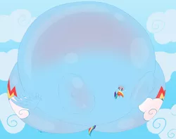Size: 2880x2280 | Tagged: artist:necrofeline, belly, big belly, blimp, blushing, both cutie marks, butt, butt expansion, comic, derpibooru import, female, growth, huge belly, huge butt, impossibly large belly, impossibly large butt, inflation, large butt, large wings, mare, pegasus, plot, potion, rainblimp dash, rainbow dash, sequence, series:faulty supplement, solo, solo female, suggestive, sweat, sweatdrops, wings
