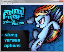 Size: 656x538 | Tagged: safe, derpibooru import, rainbow dash, pony, fighting is magic, female, game, mare, microsoft, tribute edition, windows, windows 7