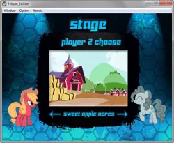 Size: 656x538 | Tagged: safe, derpibooru import, applejack, big macintosh, marble pie, pinkie pie, pony, fighting is magic, farm, female, mare, microsoft, tribute edition, windows, windows 7