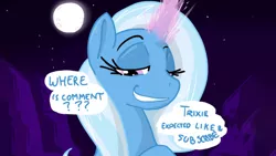 Size: 1280x720 | Tagged: safe, artist:reiduran, artist:siivabunner, derpibooru import, edit, trixie, pony, clean, dialogue, dominatrix, dominatrixie, explicit source, female, high quality rip, magic, male, no cum, no cum version, sfw edit, smiling, smirk, solo, straight, youtube