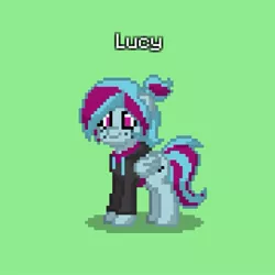Size: 813x813 | Tagged: safe, artist:brickowskibois, derpibooru import, ponified, pegasus, pony, pony town, crossover, lego, lucy, solo, the lego movie, the lego movie 2: the second part, wyldstyle