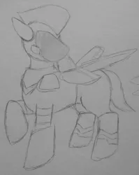 Size: 1280x1611 | Tagged: safe, artist:brickowskibois, derpibooru import, ponified, earth pony, pony, crossover, fake wings, lego, sweet mayhem, the lego movie, the lego movie 2: the second part, traditional art