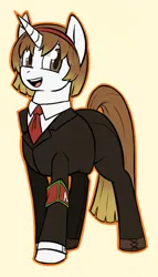 Size: 400x700 | Tagged: safe, artist:solarboyaaron, derpibooru import, ponified, pony, unicorn, crossover, lobotomy corporation, malkuth, solo