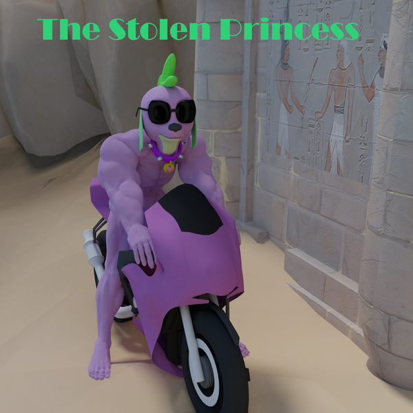 Size: 2000x2000 | Tagged: suggestive, artist:bluest, derpibooru import, spike, dog, comic:the stolen princess, equestria girls, 3d, comic, feet, looking at you, male, male feet, motorcycle, muscles, spike the dog, sunglasses