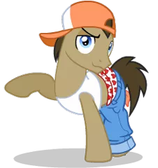 Size: 235x250 | Tagged: artist needed, safe, artist:sasha-flyer, derpibooru import, doctor whooves, time turner, earth pony, pony, testing testing 1-2-3, animated, animated png, apng for breezies, clothes, simple background, solo, transparent background, vector