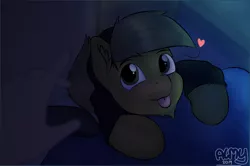 Size: 1189x790 | Tagged: safe, artist:almond evergrow, derpibooru import, oc, oc:almond evergrow, earth pony, pony, computer, digital art, hand, love, male, night, please be gentle, solo, stallion