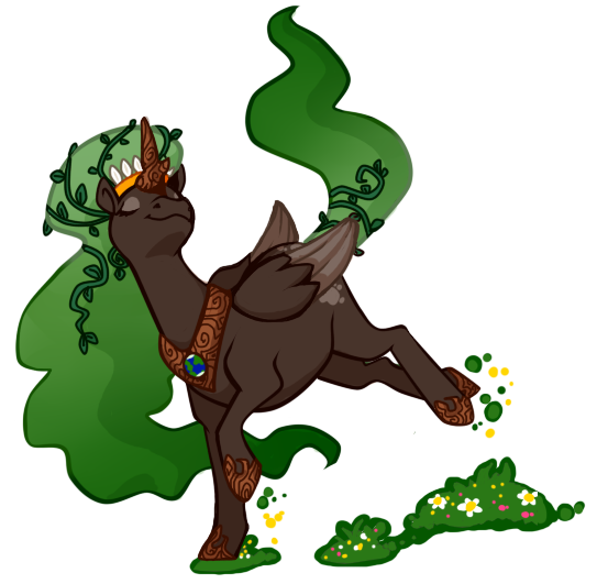 Size: 553x531 | Tagged: safe, artist:arafel, derpibooru import, oc, oc:princess gaia, alicorn, pony, mother nature, palindrome get, simple background, solo, transparent background