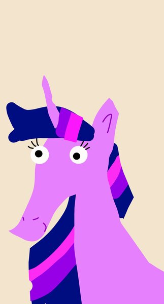 Size: 1104x2048 | Tagged: safe, artist:tjpones, derpibooru import, twilight sparkle, horse, pony, unicorn, 1000 hours in ms paint, female, hoers, mare, solo, unicorn twilight