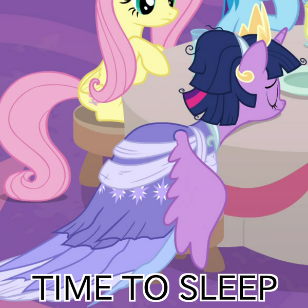 Size: 700x700 | Tagged: safe, derpibooru import, edit, edited screencap, screencap, fluttershy, rainbow dash, twilight sparkle, twilight sparkle (alicorn), alicorn, pony, the last problem, caption, clothes, coronation dress, cropped, crown, dress, jewelry, regalia, second coronation dress