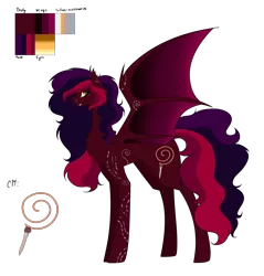 Size: 6200x6496 | Tagged: safe, artist:moonlight0shadow0, derpibooru import, oc, oc:high gothic, unofficial characters only, bat pony, pony, bat pony oc, bat wings, chest fluff, ear piercing, earring, female, jewelry, lip piercing, mare, multicolored hair, nose piercing, nose ring, piercing, reference sheet, simple background, solo, tattoo, transparent background, wings