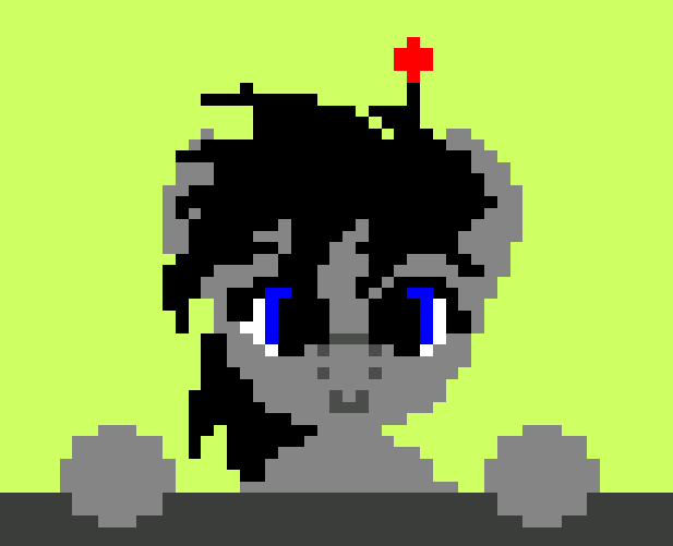 Size: 617x501 | Tagged: safe, artist:wvdr220dr, derpibooru import, oc, earth pony, pony, robot, robot pony, 1997, female, game, imfomaz os, mare, pixel art, software, solo