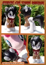 Size: 4958x7017 | Tagged: safe, artist:heylookasign, derpibooru import, ponified, pony, attack on titan, mikasa ackerman