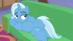 Size: 1920x1080 | Tagged: suggestive, artist:broozerpunch, derpibooru import, edit, edited screencap, screencap, trixie, pony, unicorn, bodybuilder, buff, buff edit, do you even lift, draw me like one of your french girls, female, fetish, grand and muscular trixie, headcanon in the description, mare, meme, muscle fetish, muscles, muscular female, solo