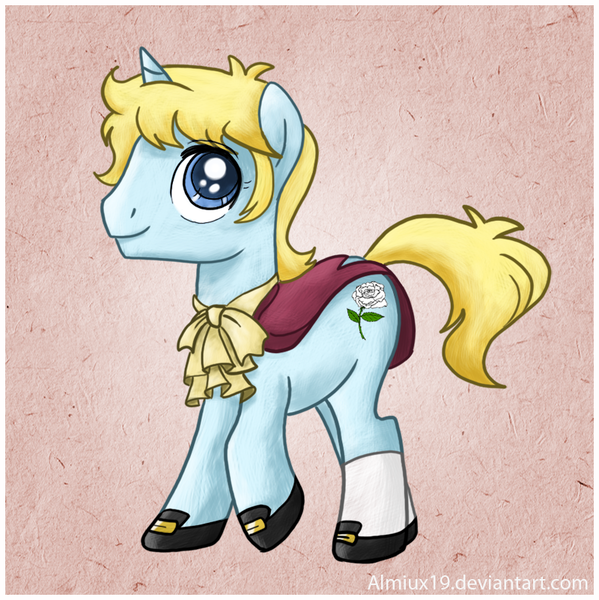 Size: 800x802 | Tagged: safe, artist:almiux19, derpibooru import, ponified, pony, unicorn, anime, anthony, candy candy, clothes, male, shoes, socks, solo, stallion