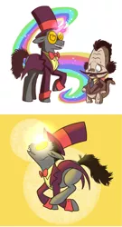 Size: 452x837 | Tagged: safe, artist:seagerdy, derpibooru import, ponified, dragon, pony, jared, superjail, the warden