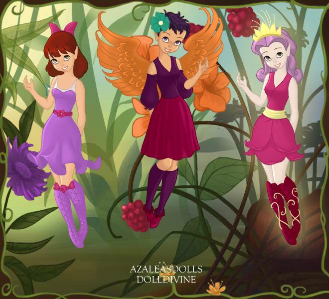 Size: 660x600 | Tagged: safe, artist:azaleasdolls, artist:cari28ch3, derpibooru import, apple bloom, scootaloo, sweetie belle, fairy, human, equestria girls, barely eqg related, bow, clothes, crossover, cutie mark crusaders, disney, disney style, fairy wings, fairyized, fall formal outfits, flower, flower in hair, pixie scene maker, shoes, wingless, wings