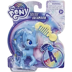 Size: 1500x1500 | Tagged: safe, derpibooru import, trixie, pony, unicorn, my little pony: pony life, brushable, merchandise, reveal the magic, solo, toy