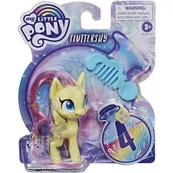 Size: 1500x1500 | Tagged: safe, derpibooru import, fluttershy, pegasus, pony, my little pony: pony life, brushable, merchandise, reveal the magic, solo, toy