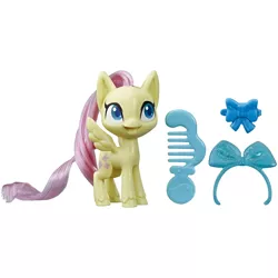 Size: 1500x1500 | Tagged: safe, derpibooru import, fluttershy, pegasus, pony, my little pony: pony life, brushable, merchandise, reveal the magic, solo, toy