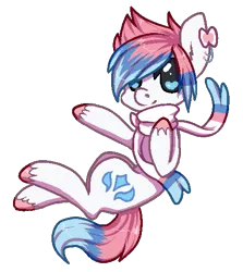 Size: 465x521 | Tagged: safe, artist:pomrawr, derpibooru import, oc, oc:sylvester, unofficial characters only, pony, clothes, commission, ear piercing, earring, heart eyes, jewelry, piercing, scarf, simple background, solo, transparent background, unshorn fetlocks, wingding eyes